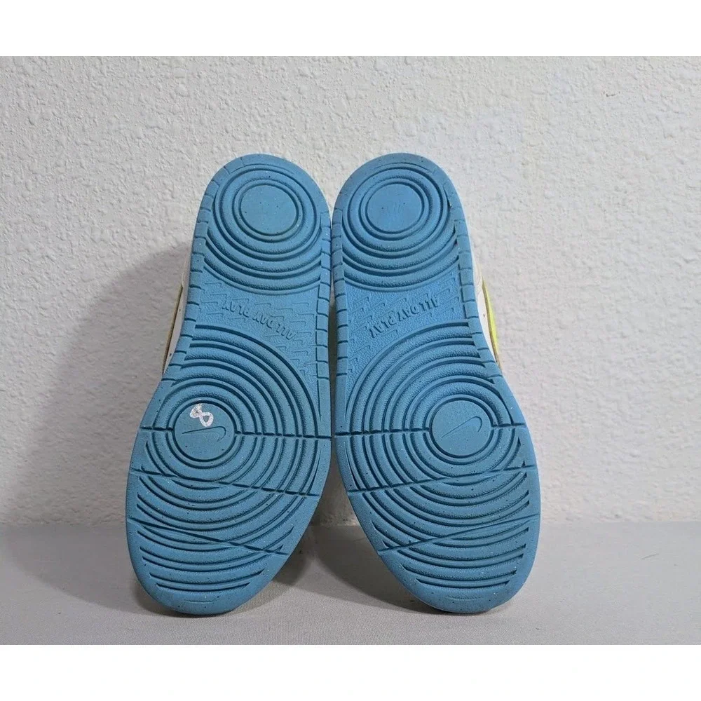 Nike Court Borough Low 2‎ Kids 3Y White Baltic Blue Volt BQ5451-122